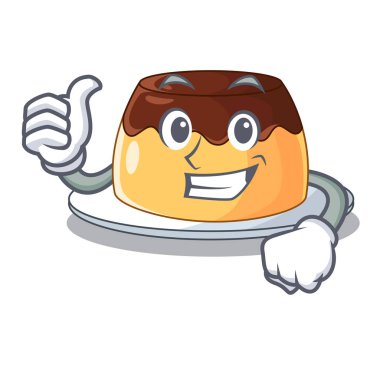 Karakter vektör çizim içinde nane ile Yaşasın çikolata mousse