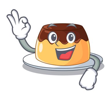 Çikolatalı mus Tamam karakter vektör çizim içinde nane ile