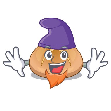 Elf hot cross buns kesme karikatür illüstrasyon vektör