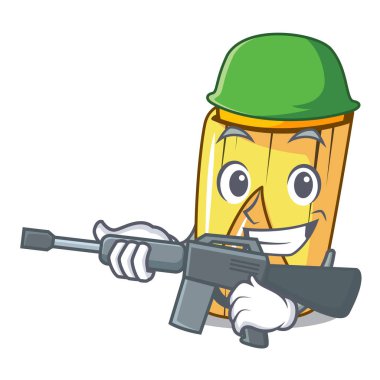 Ordu ev yapımı tamaleler Isolated maskot vektör çizim üzerinde sarılı