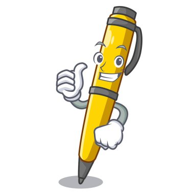 Kalem Yaşasın maskot vektör çizim için kullanılabilir