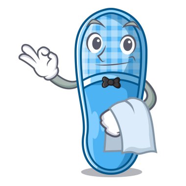 Garson terlik ahşap zemin ev karakter vektör illuastration üzerinde