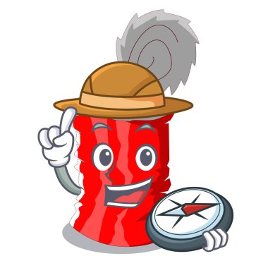 Metalik konserve çizgi film vektör çizim Gezgini kümesi