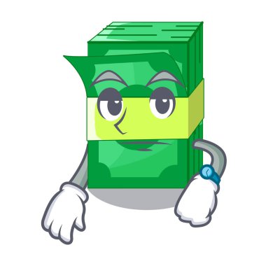 Çizgi film vektör çizim demetleri ambalaj para bekleyen ayarla