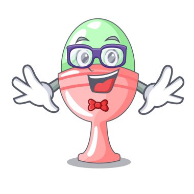 Geek renkli Paskalya yumurta Kupası karikatür vektör çizim