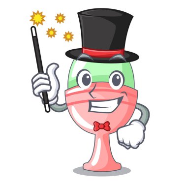 Büyücü karakter vektör illüstrasyon izole yumurta Kupası