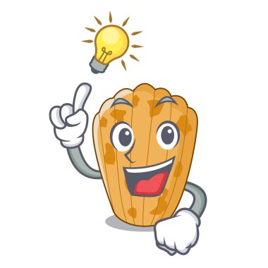 Bir fikir kek madeleine şekil ev yapımı çizgi film vektör resimde var