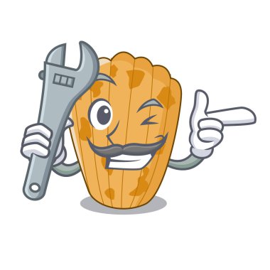 Şekil ev yapımı çizgi film vektör çizim mekanik kek madeleine