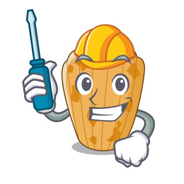 Şekil ev yapımı çizgi film vektör çizim Otomotiv kek madeleine