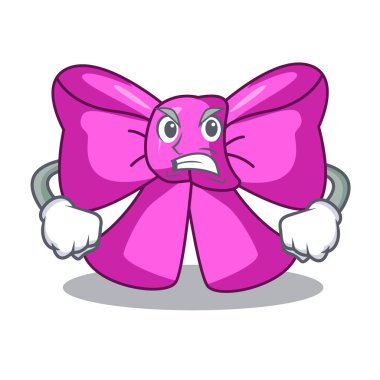 Kızgın papyon karakter tasarım trendy vektör çizim içinde