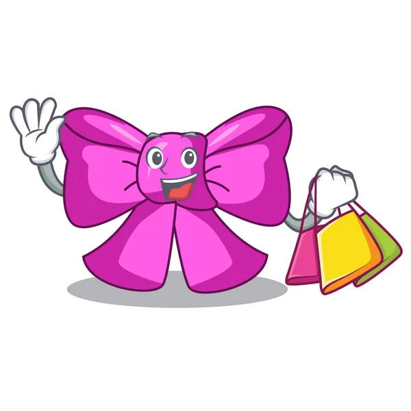 Shopping Fliege Einer Form Cartoon Vektor Illustration — Stockvektor