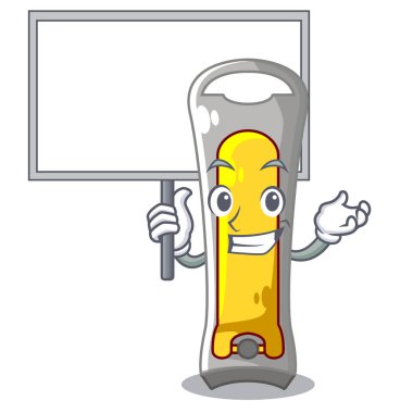 Bir çizgi film vektör çizim kurulu tırnak kesme şekli getirmek