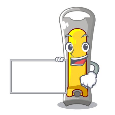 Kesici şekli bir çizgi film vektör çizim üzerinde kurulu ile tırnak