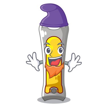 Elf çivi kesici şekli bir çizgi film vektör çizim üzerinde