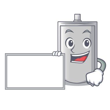 Yönetim Kurulu çanta ambalaj gıda ile şekil karikatür vektör çizim