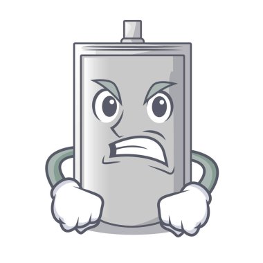 Karakter vektör çizim şeker için kızgın çanta ambalaj