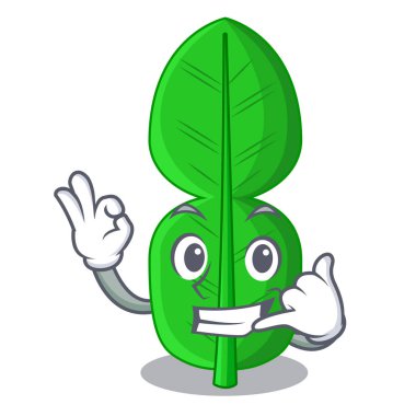 Beni makinadan bir vektör çizim karikatür bergamot yaprak ara