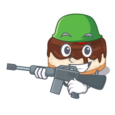 Ordu karikatür kek lezzetli bu meyveleri vektör çizim