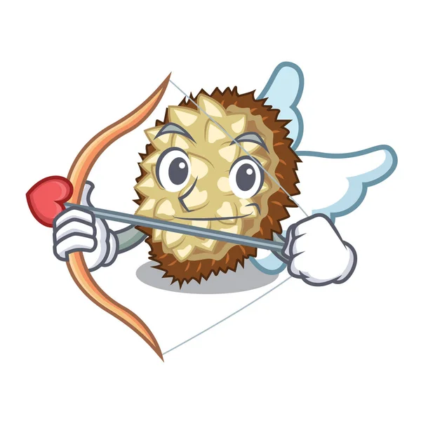 Aşk tanrısı marang meyve bir karikatür vektör illüstrasyon izole