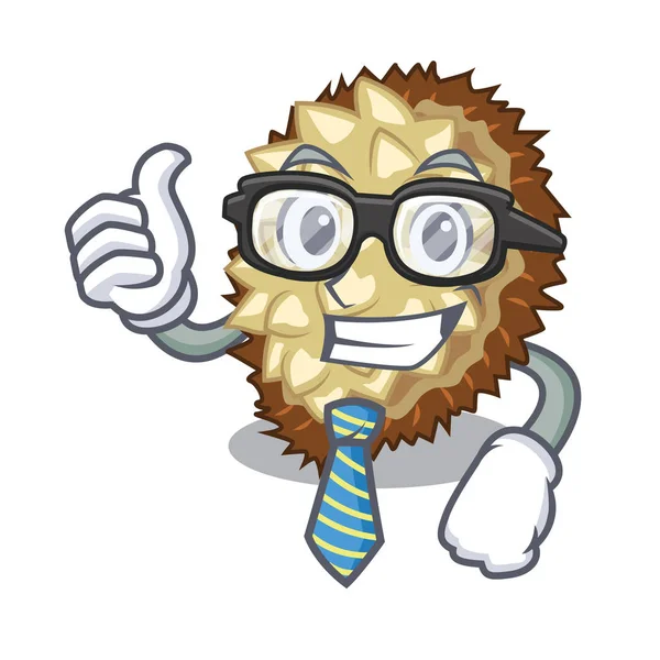 İşadamı marang meyve şeklinde bir çizgi film illüstrasyon vektör