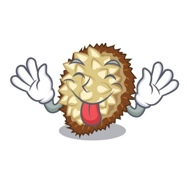 Meyve marang dilini maskot vektör çizim içinde yer alır