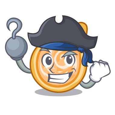 Korsan tavuk coxinhas tablo karikatür illüstrasyon vektör