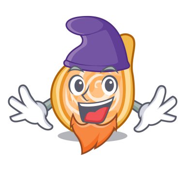 Elf tavuk coxinhas tablo karikatür illüstrasyon vektör