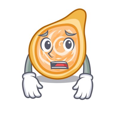 Yazık ki tavuk coxinha bir maskot vektör illüstrasyon izole