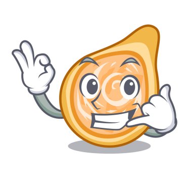 Bana tavuk coxinha bir karikatür vektör çizim şeklinde de