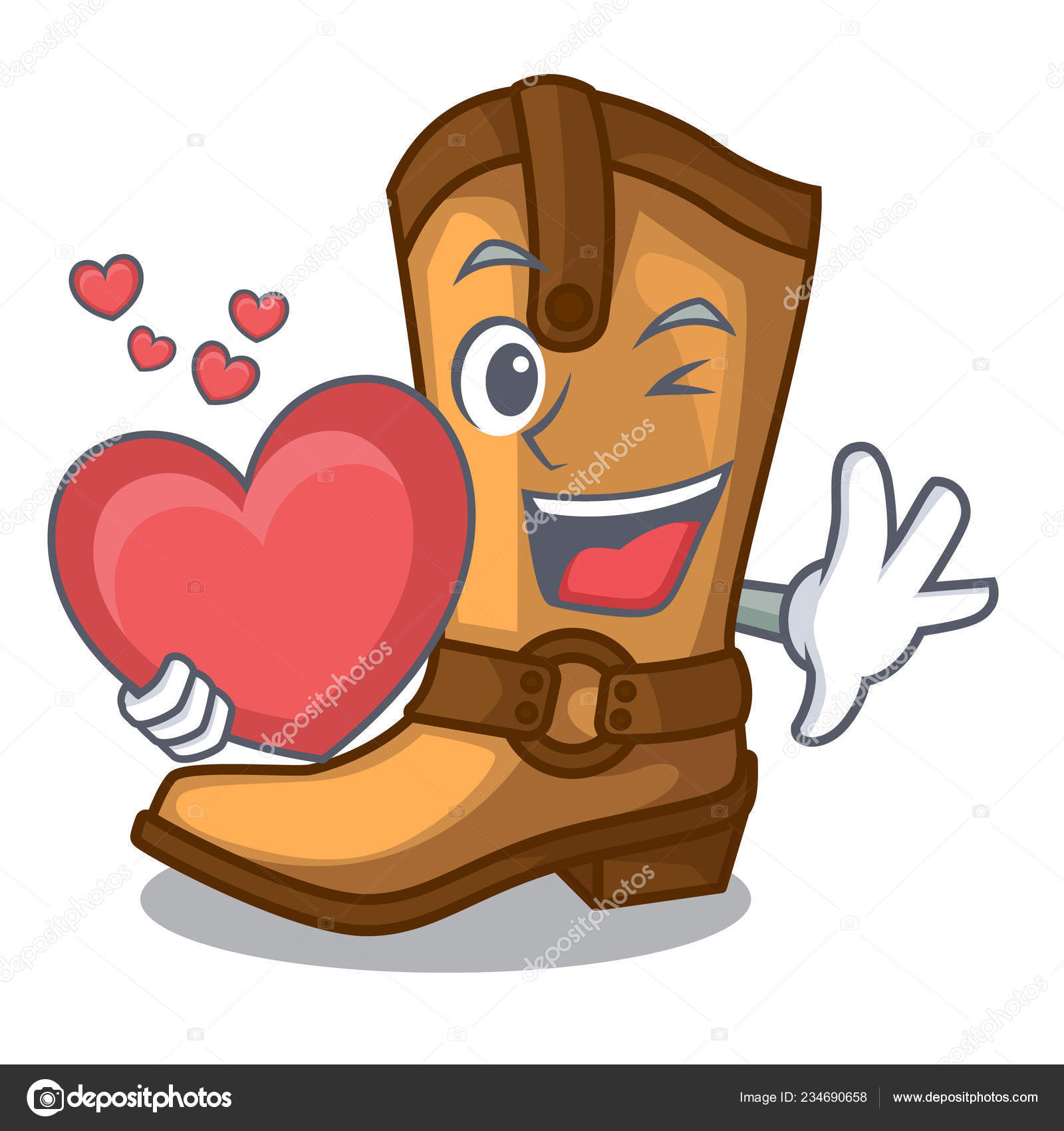 heart cowboy boots