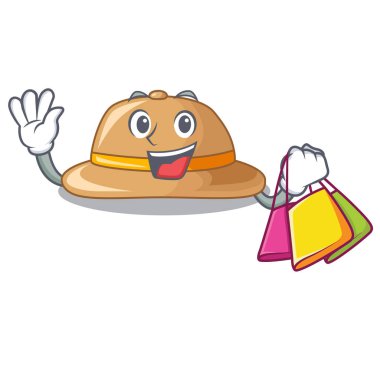 Cork het şekli çizgi film vektör çizim içinde alışveriş