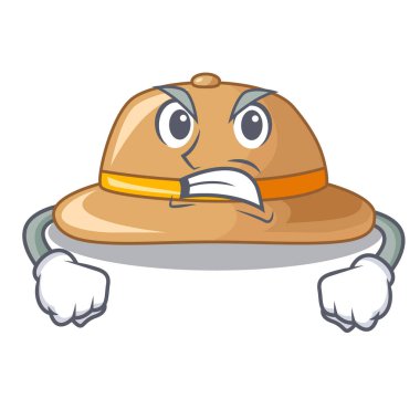 Tablo chacter vektör lllustration içinde bulunan kızgın cork het