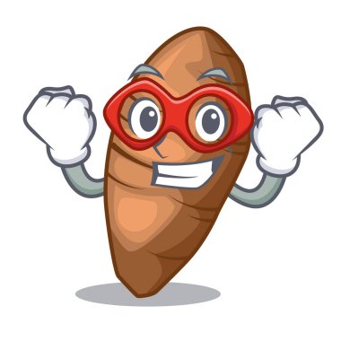 Süper kahraman taro karakter tahta Ahşap vektör esnaf üzerinde