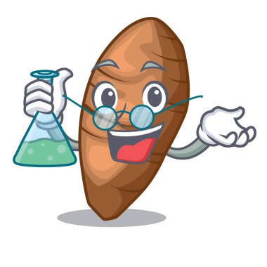 Profesör taro karakter tahta Ahşap vektör esnaf üzerinde