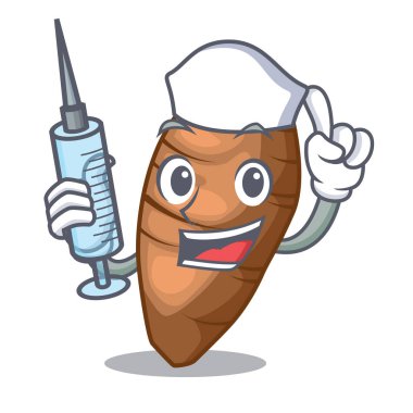 Hemşire taro karakter tahta Ahşap vektör esnaf üzerinde