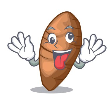 Deli Taro şekil karikatür komik vektör illustreation dilimlenmiş