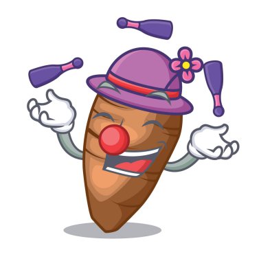 Hokkabazlık taro şekil karikatür komik vektör illustreation dilimlenmiş