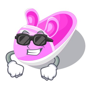 süper cool ayakkabı bebek karakter rak vektör llustration yukarıda