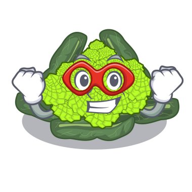 Süper kahraman detay doku Roma karnabahar karakter vektör çizim