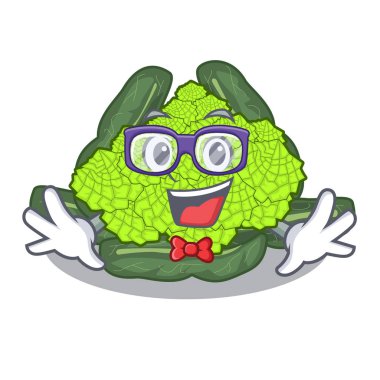 Geek detay doku Roma karnabahar karakter vektör çizim