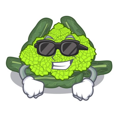 Roma karnabahar karakter vektör çizim detay doku süper cool