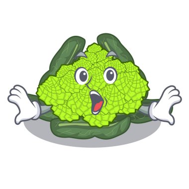 Yukarıdaki tablo çizgi film woodenvector illüstrasyon Roma caulifloer şaşırttı