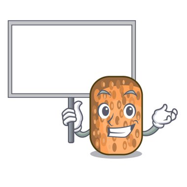 Şeklin çizgi film vektör illustrartion içinde kızarmış kurulu Tempe getirmek