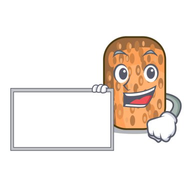 Şeklin çizgi film vektör illustrartion içinde kızarmış kurulu Tempe ile