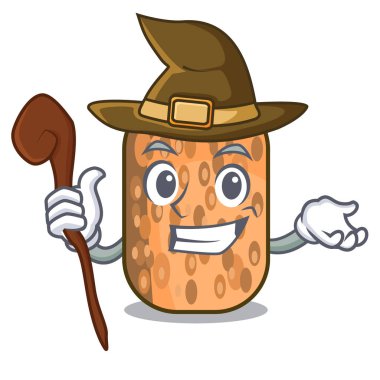 Cadı kızarmış Tempe Aperatif karikatür yaprak vektör çizim yukarıda