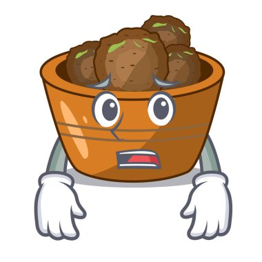 Korkarım Kemalpaşa tatlısı çok lezzetli karikatür vektör esnaf