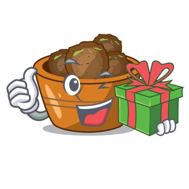 Hediye Kemalpaşa tatlısı çok lezzetli karikatür vektör esnaf