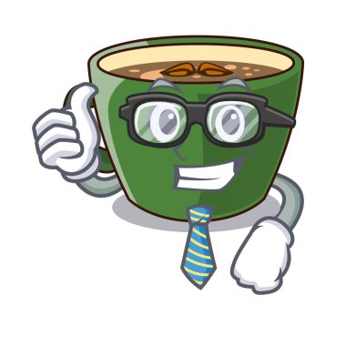 İşadamı Hint masala çay karakter kurulu vektör çizim üzerinde