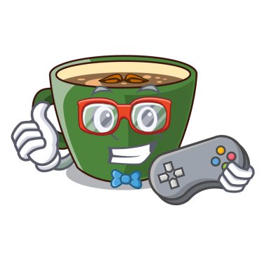 Çizgi film Kupası vektör esnaf oyun Hint masala çay