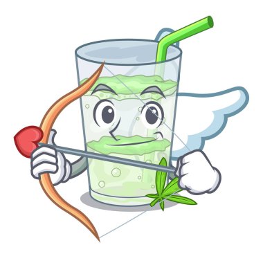 Aşk tanrısı taze lassi bhang glas karikatür vektör çizim içinde